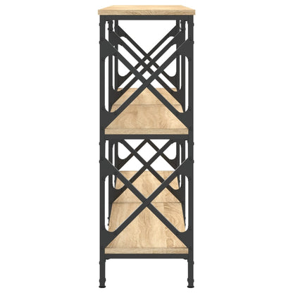 vidaXL Table console chêne Sonoma 156x28x80,5 cm bois d'ingénierie
