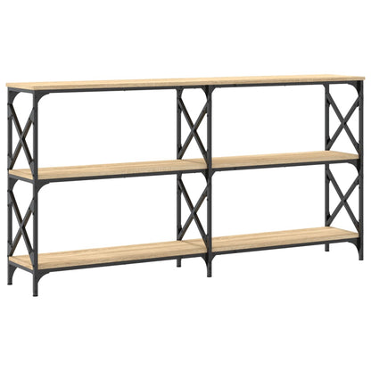 vidaXL Table console chêne Sonoma 156x28x80,5 cm bois d'ingénierie