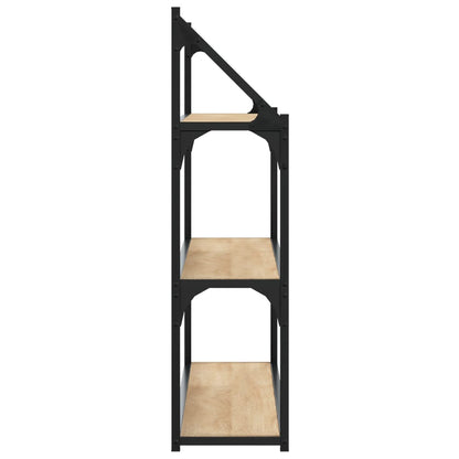 vidaXL Wandregal 3 Fächer Sonoma-Eiche 80x21x78,5 cm Holzwerkstoff