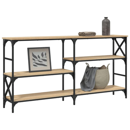 vidaXL Console Chêne Sonoma 150x29x76,5 cm Bois d'ingénierie
