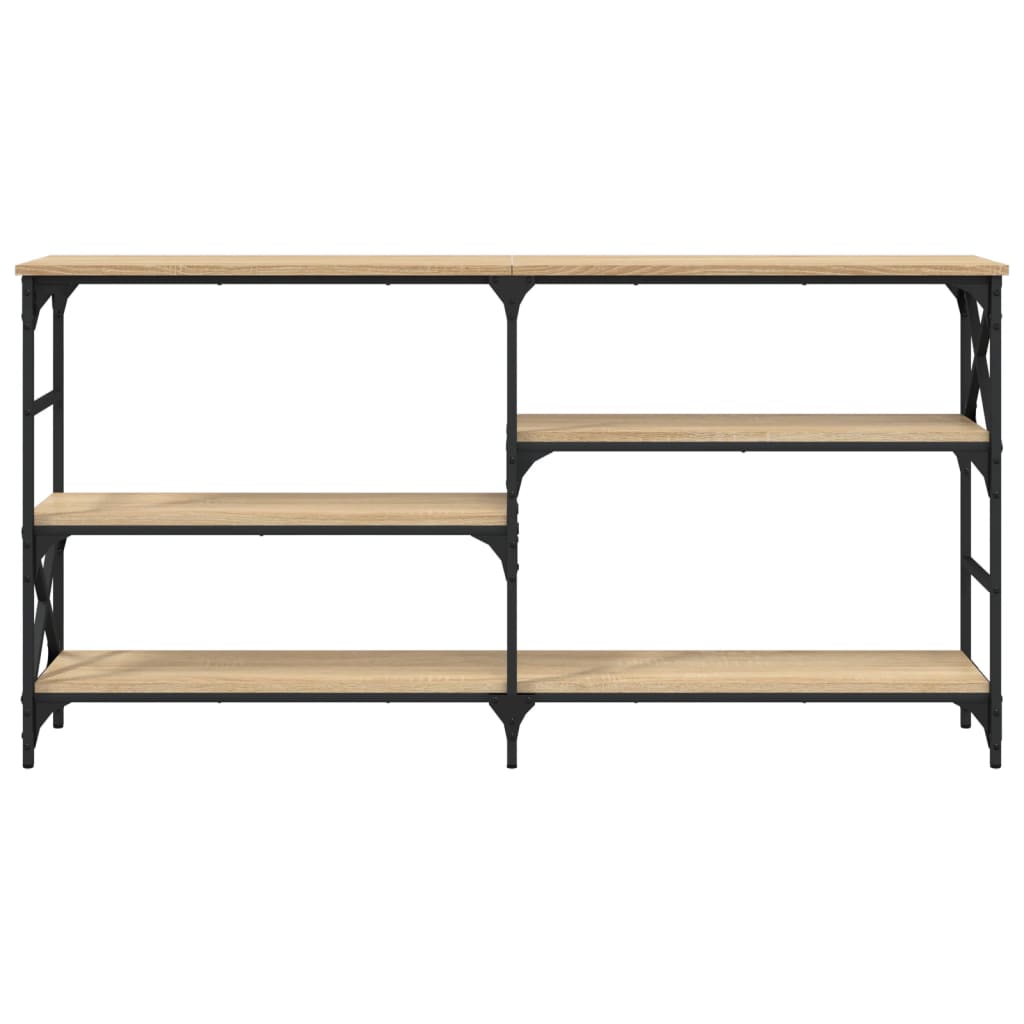 vidaXL Console Chêne Sonoma 150x29x76,5 cm Bois d'ingénierie