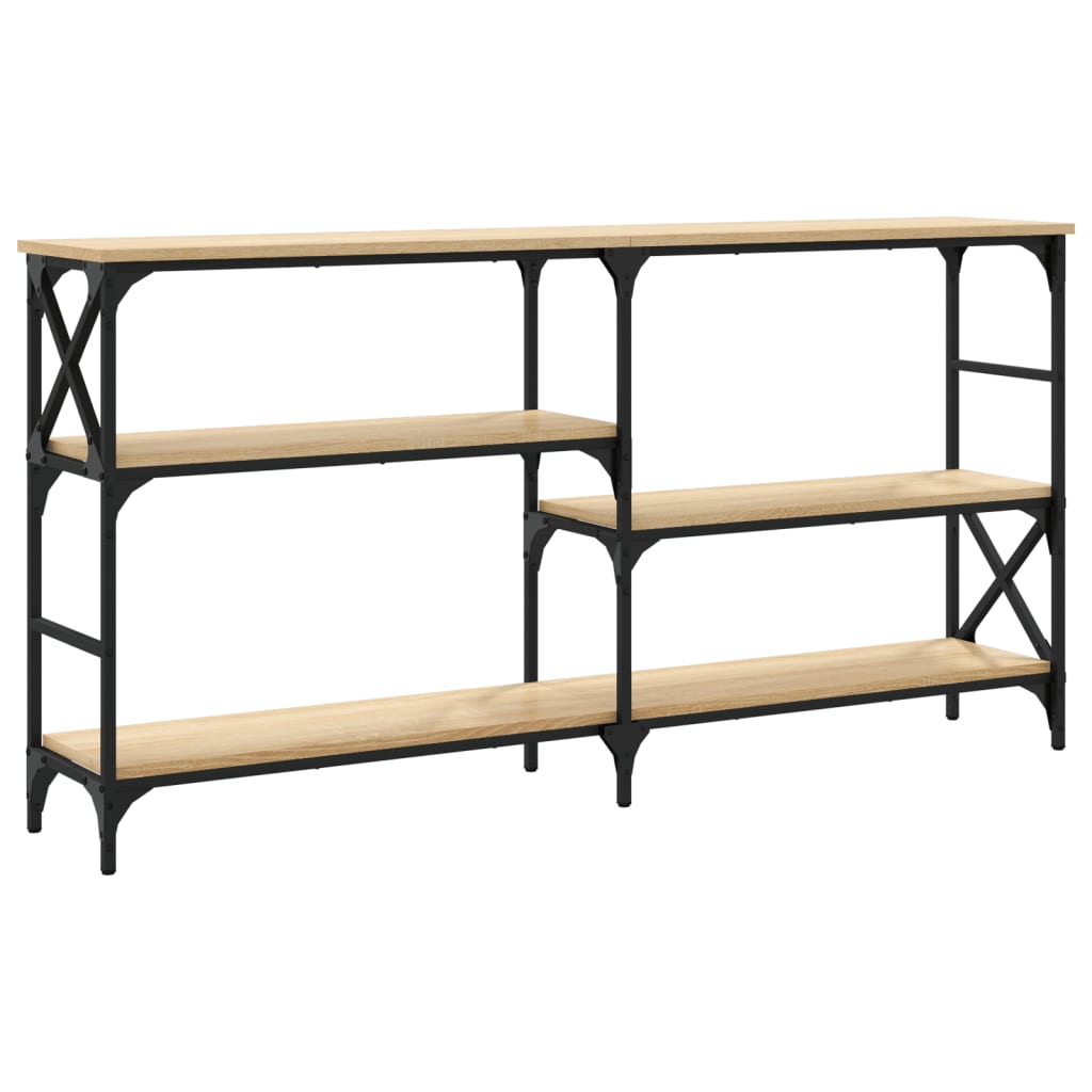 vidaXL Console Chêne Sonoma 150x29x76,5 cm Bois d'ingénierie