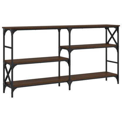 vidaXL Console imitation chêne marron 150x29x76,5 cm Aggloméré