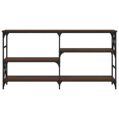 vidaXL Console imitation chêne marron 150x29x76,5 cm Aggloméré