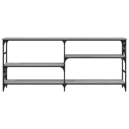 vidaXL Console table Gris Sonoma 180x29x76,5 cm Bois d'ingénierie