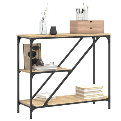 vidaXL Console chêne sonoma 88,5x30x75 cm Aggloméré