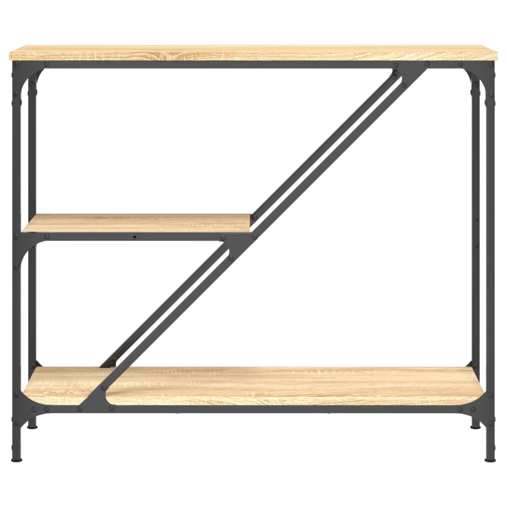vidaXL Console chêne sonoma 88,5x30x75 cm Aggloméré