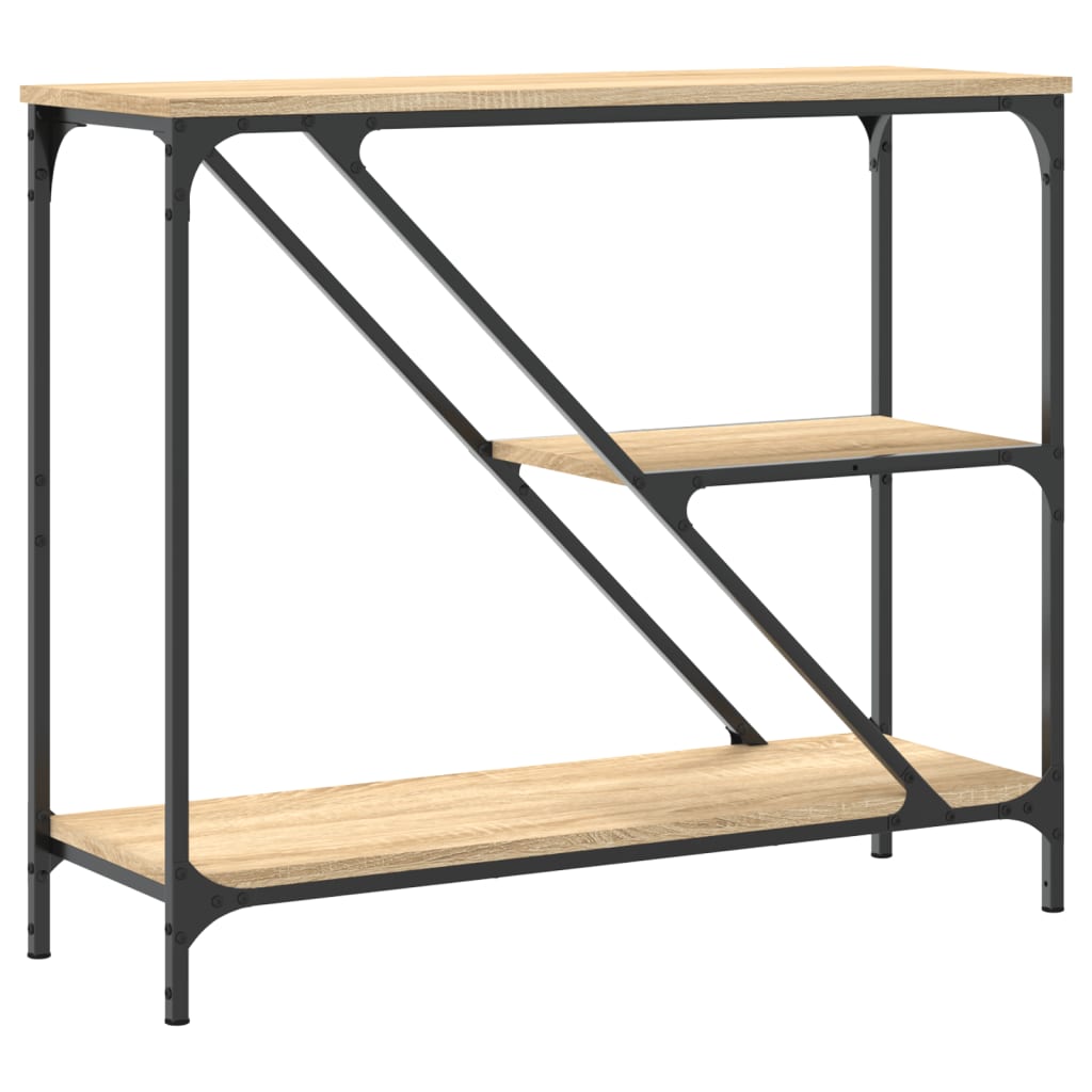 vidaXL Console chêne sonoma 88,5x30x75 cm Aggloméré