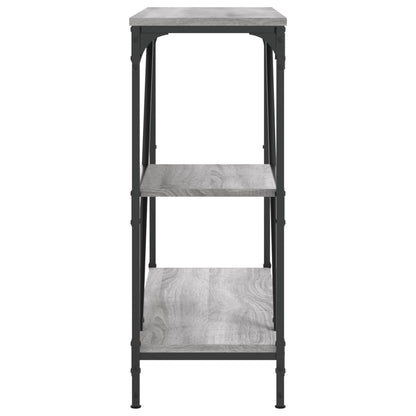 vidaXL Console Gris Sonoma 88,5x30x75 cm Aggloméré
