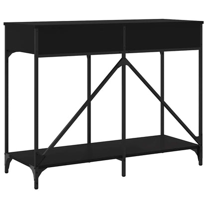vidaXL Table console Noir 100x39x78,5 cm Bois d'ingénierie