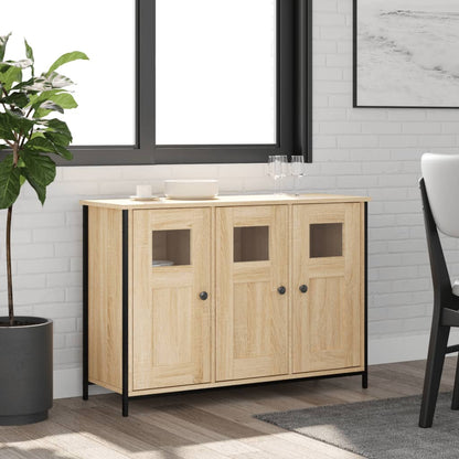 vidaXL Sideboard Sonoma-Eiche 100x35x70 cm Holzwerkstoff