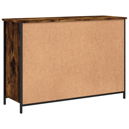 vidaXL Buffet chêne fumé 100x35x70 cm bois d'ingénierie