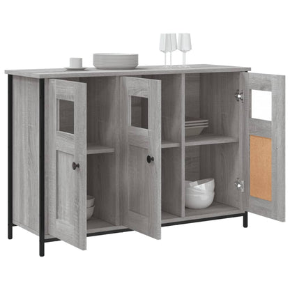 vidaXL Buffet Gris Sonoma 100x35x70 cm Bois d'ingénierie