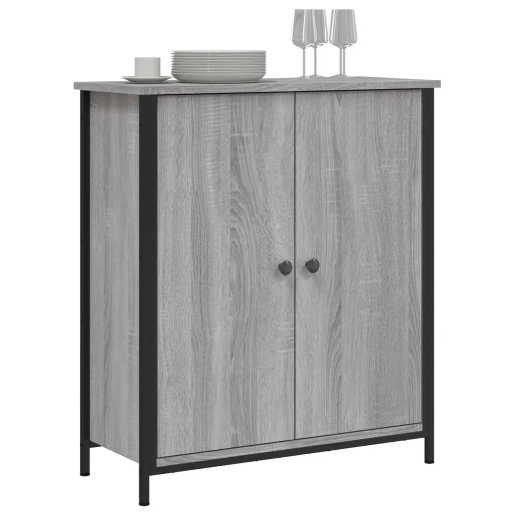 vidaXL Buffet gris Sonoma 70x30x80 cm Aggloméré