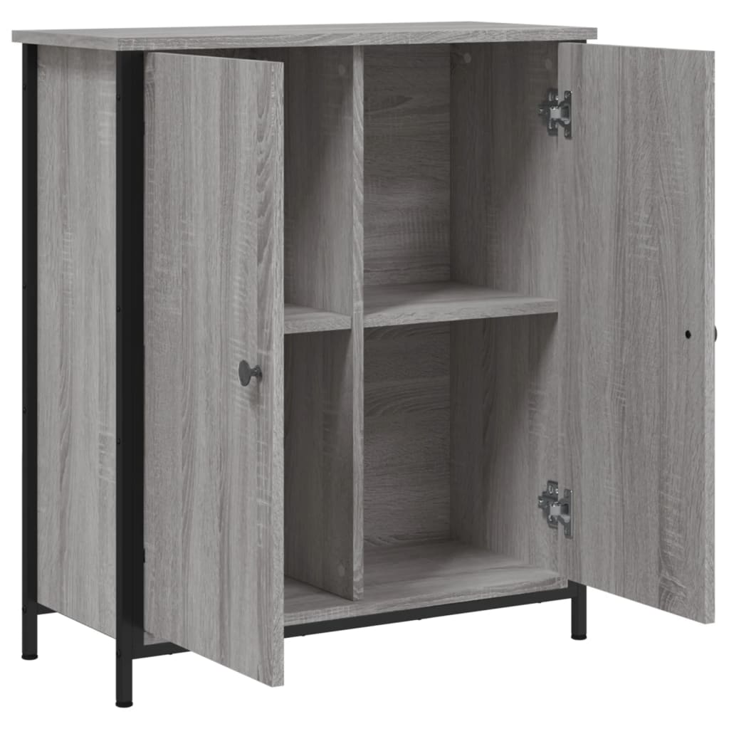 vidaXL Buffet gris Sonoma 70x30x80 cm Aggloméré