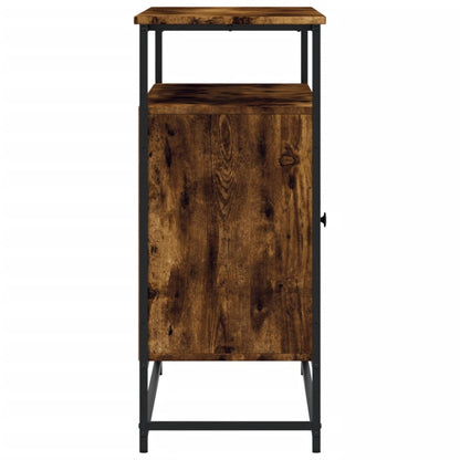 vidaXL Sideboard Räuchereiche 100x35x80 cm Holzwerkstoff