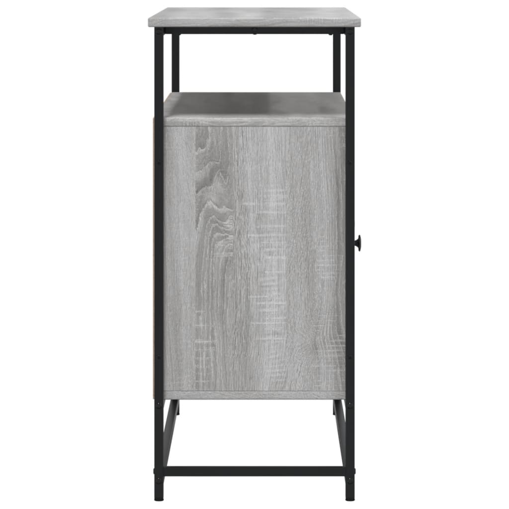 vidaXL Sideboard Grau Sonoma 100x35x80 cm Holzwerkstoff