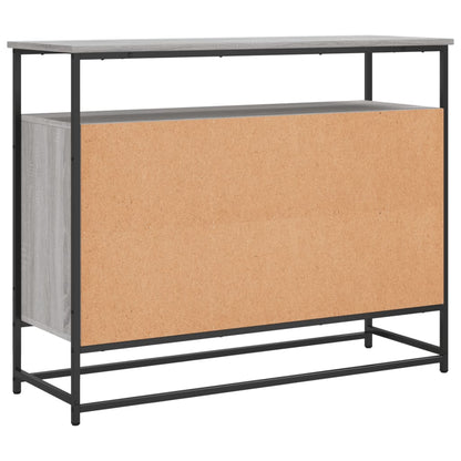 vidaXL Sideboard Grau Sonoma 100x35x80 cm Holzwerkstoff