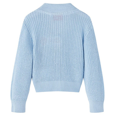 Kinder-Strickjacke Blau 92