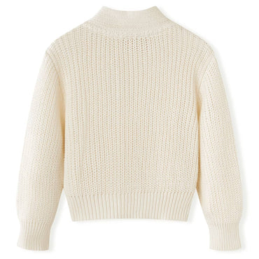 Kinder-Strickjacke Schneeweiß 128