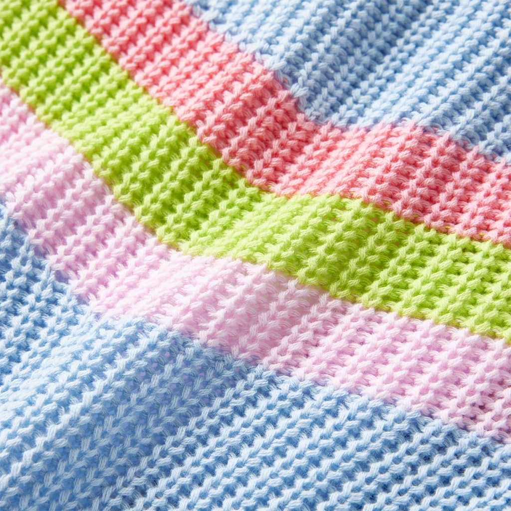 Pull enfant tricoté bleu 116