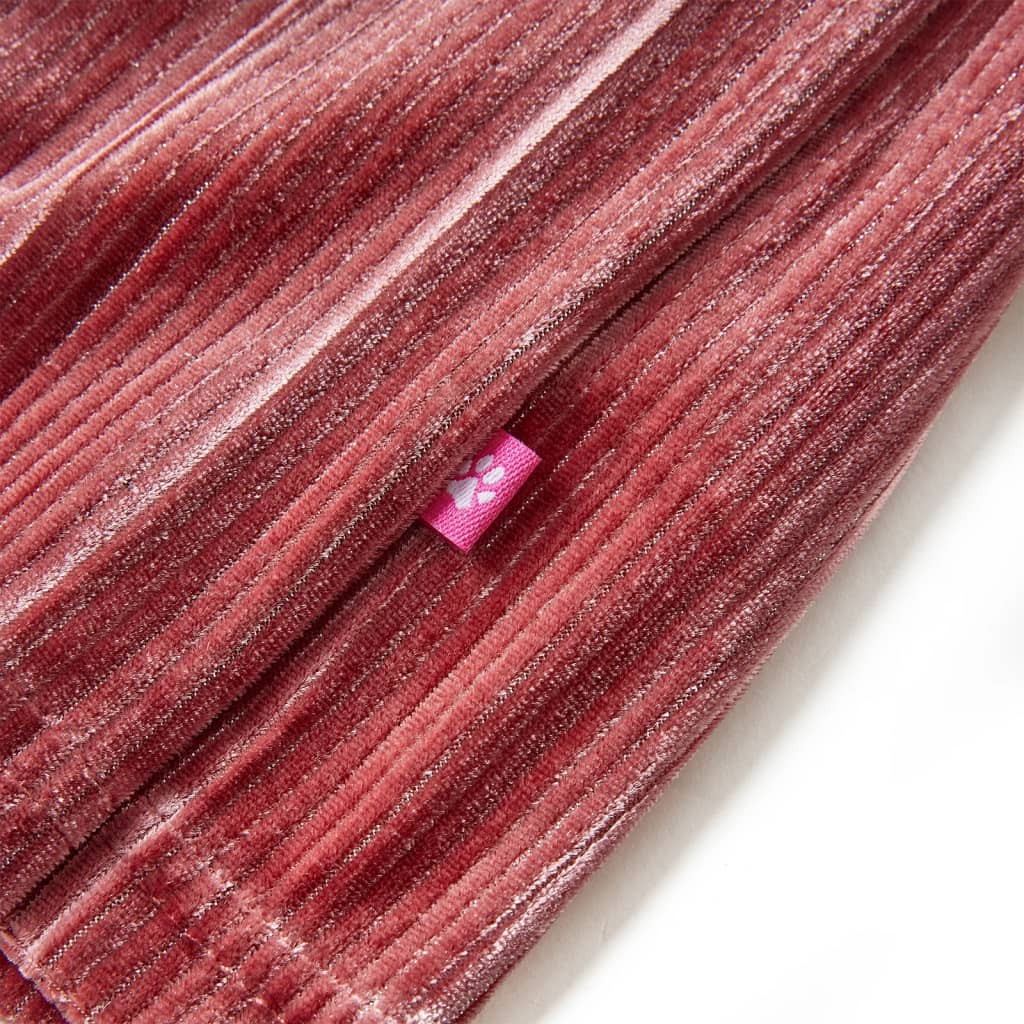 Jupe plissée enfant rose moyen 104
