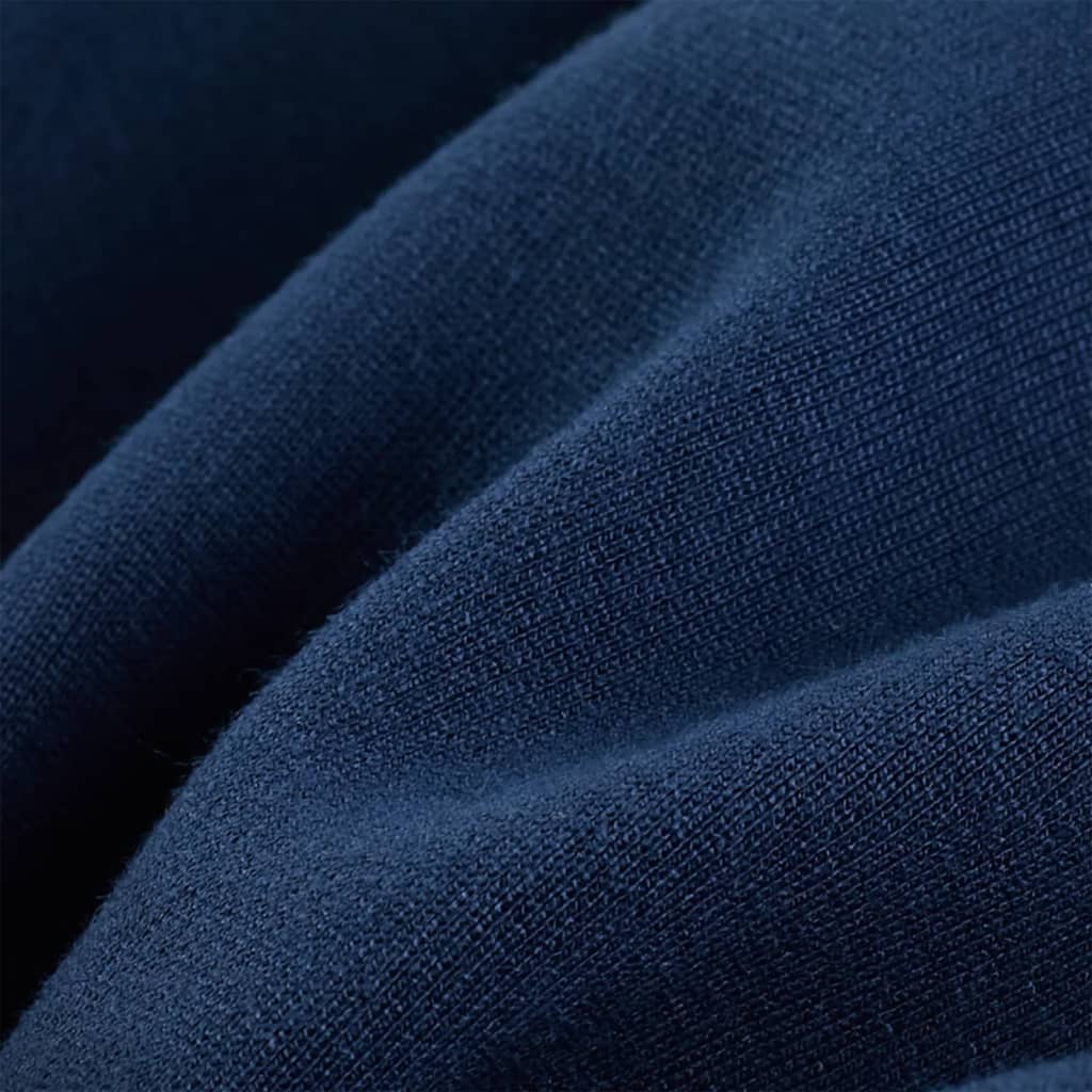 Kinderhose mit Schwarzen Zierleisten Marineblau 128