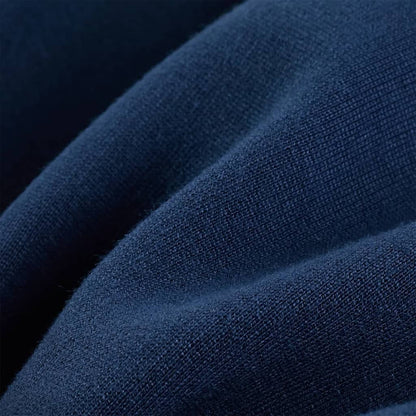 Kinderhose mit Schwarzen Zierleisten Marineblau 128