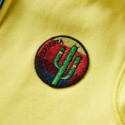Sweat-shirt à capuche zippé enfant Jaune clair 104