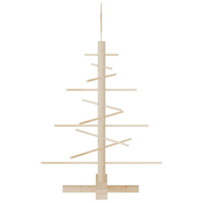vidaXL Weihnachtsbaum Holz zum Schmücken 75 cm Massivholz Kiefer