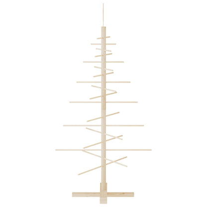 vidaXL Weihnachtsbaum Holz zum Schmücken 125 cm Massivholz Kiefer
