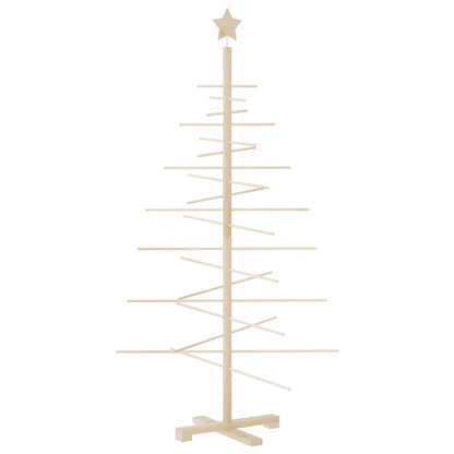 vidaXL Weihnachtsbaum Holz zum Schmücken 150 cm Massivholz Kiefer