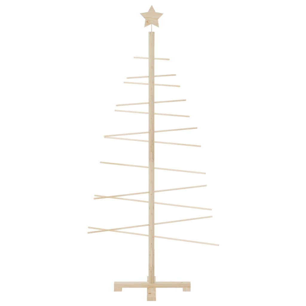 vidaXL Weihnachtsbaum Holz zum Schmücken 150 cm Massivholz Kiefer