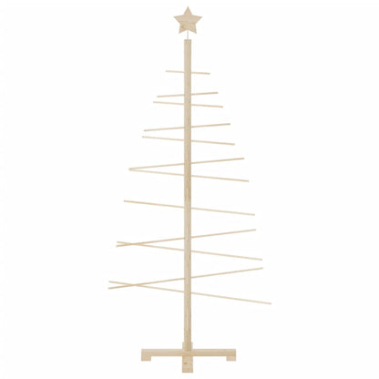 vidaXL Weihnachtsbaum Holz zum Schmücken 150 cm Massivholz Kiefer
