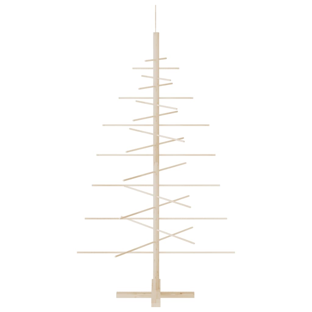 vidaXL Weihnachtsbaum Holz zum Schmücken 150 cm Massivholz Kiefer