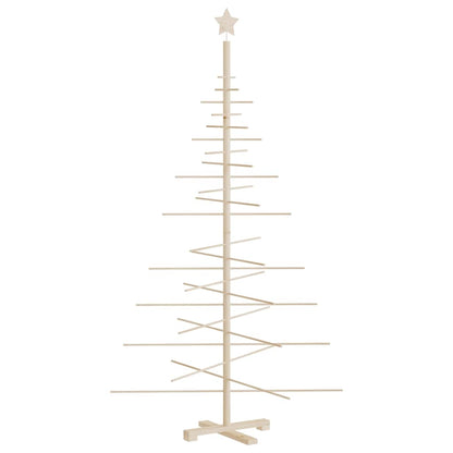 vidaXL Weihnachtsbaum Holz zum Schmücken 180 cm Massivholz Kiefer