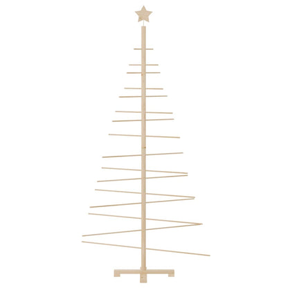 vidaXL Weihnachtsbaum Holz zum Schmücken 180 cm Massivholz Kiefer