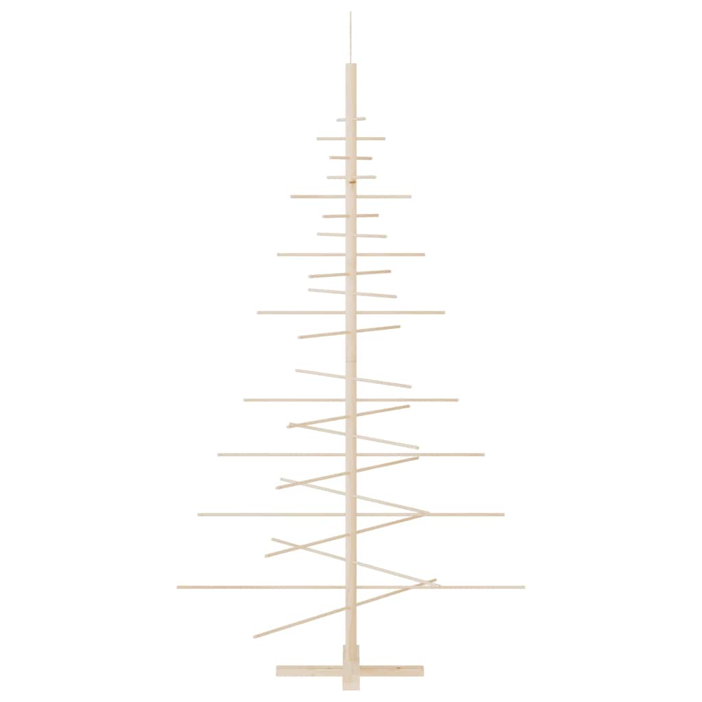 vidaXL Weihnachtsbaum Holz zum Schmücken 180 cm Massivholz Kiefer