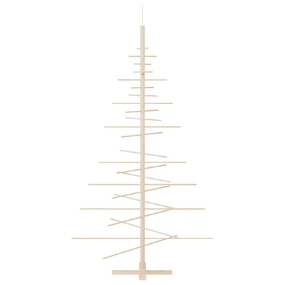 vidaXL Weihnachtsbaum Holz zum Schmücken 180 cm Massivholz Kiefer