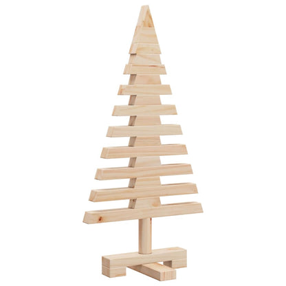 vidaXL Weihnachtsbaum Holz zum Schmücken 60 cm Massivholz Kiefer