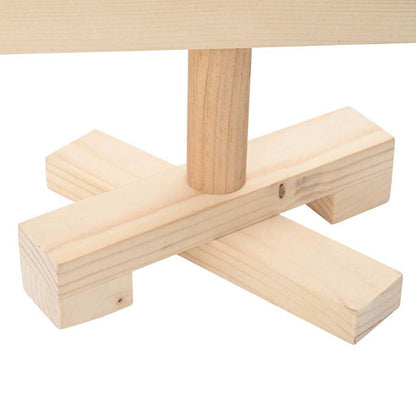 vidaXL Weihnachtsbaum Holz zum Schmücken 60 cm Massivholz Kiefer