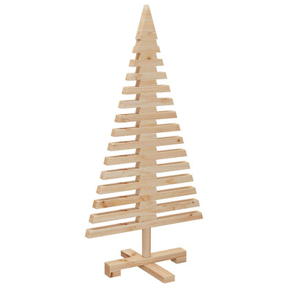 vidaXL Weihnachtsbaum Holz zum Schmücken 90 cm Massivholz Kiefer