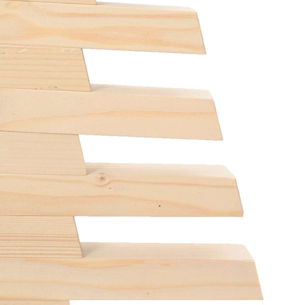 vidaXL Weihnachtsbaum Holz zum Schmücken 90 cm Massivholz Kiefer