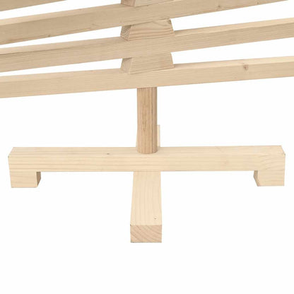 vidaXL Weihnachtsbaum Holz zum Schmücken 120 cm Massivholz Kiefer