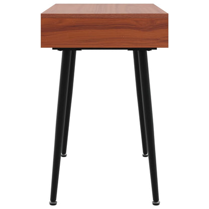vidaXL Computertisch mit Schublade Braun 110x50x75 cm Holzwerkstoff