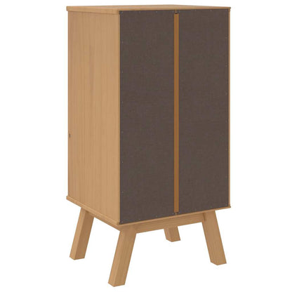 vidaXL Nachttisch OLDEN Braun Massivholz Kiefer