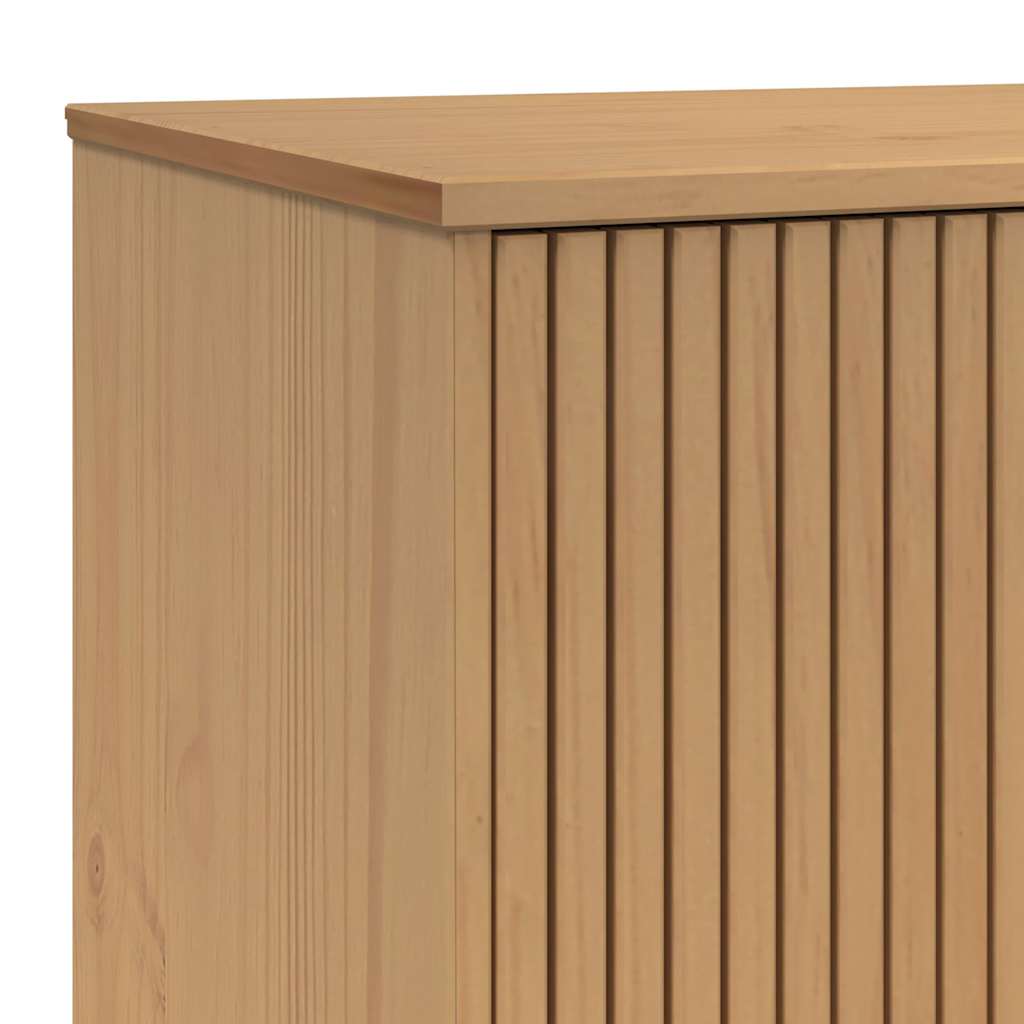 Meuble TV vidaXL OLDEN marron 114x43x57 cm bois de pin massif