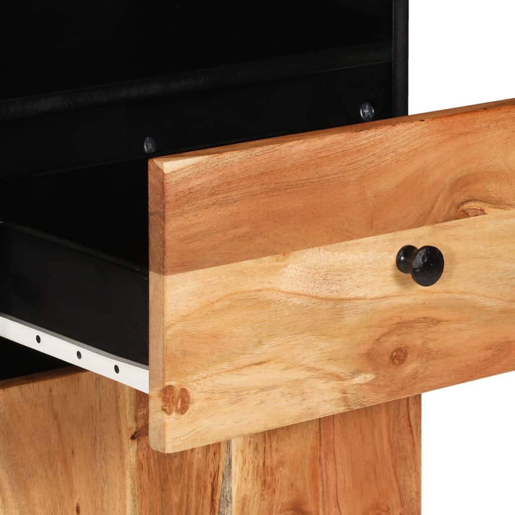 vidaXL Ensemble de 4 meubles de salle de bain en bois d'acacia massif