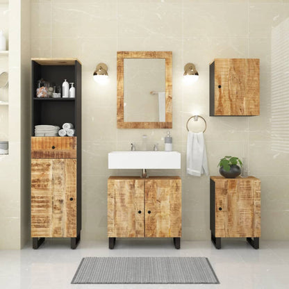 vidaXL Ensemble de meubles de salle de bain 5 pièces en bois de manguier massif