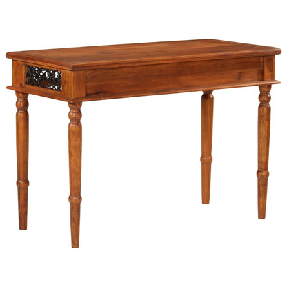 vidaXL Schreibtisch mit Schublade 110x50x76 cm Massivholz Akazie